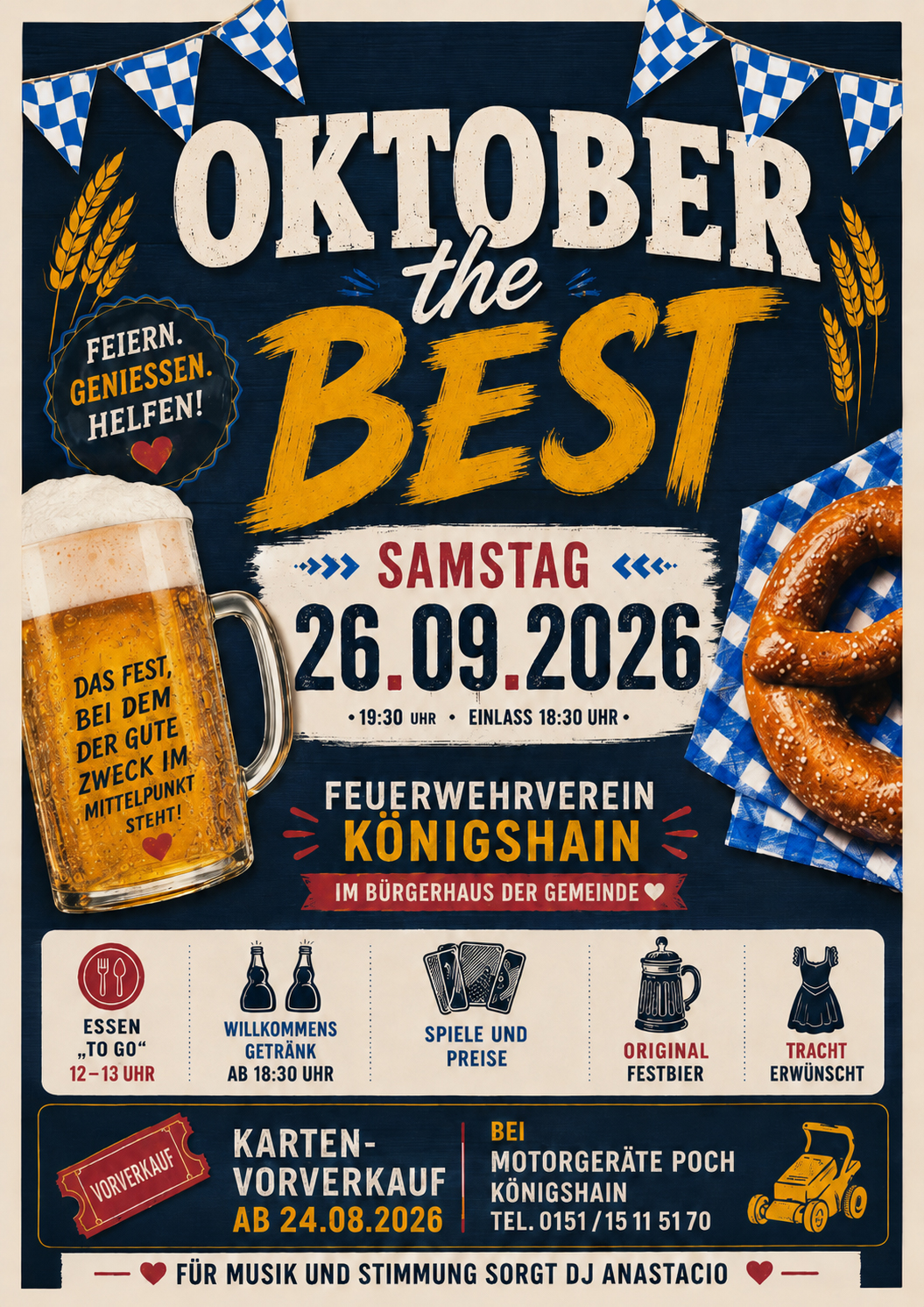 Oktober the Best - Veranstaltung - Kartenvorverkauf